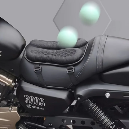 BikerZonez Breathable Motorcycle Seat Cushion Pad