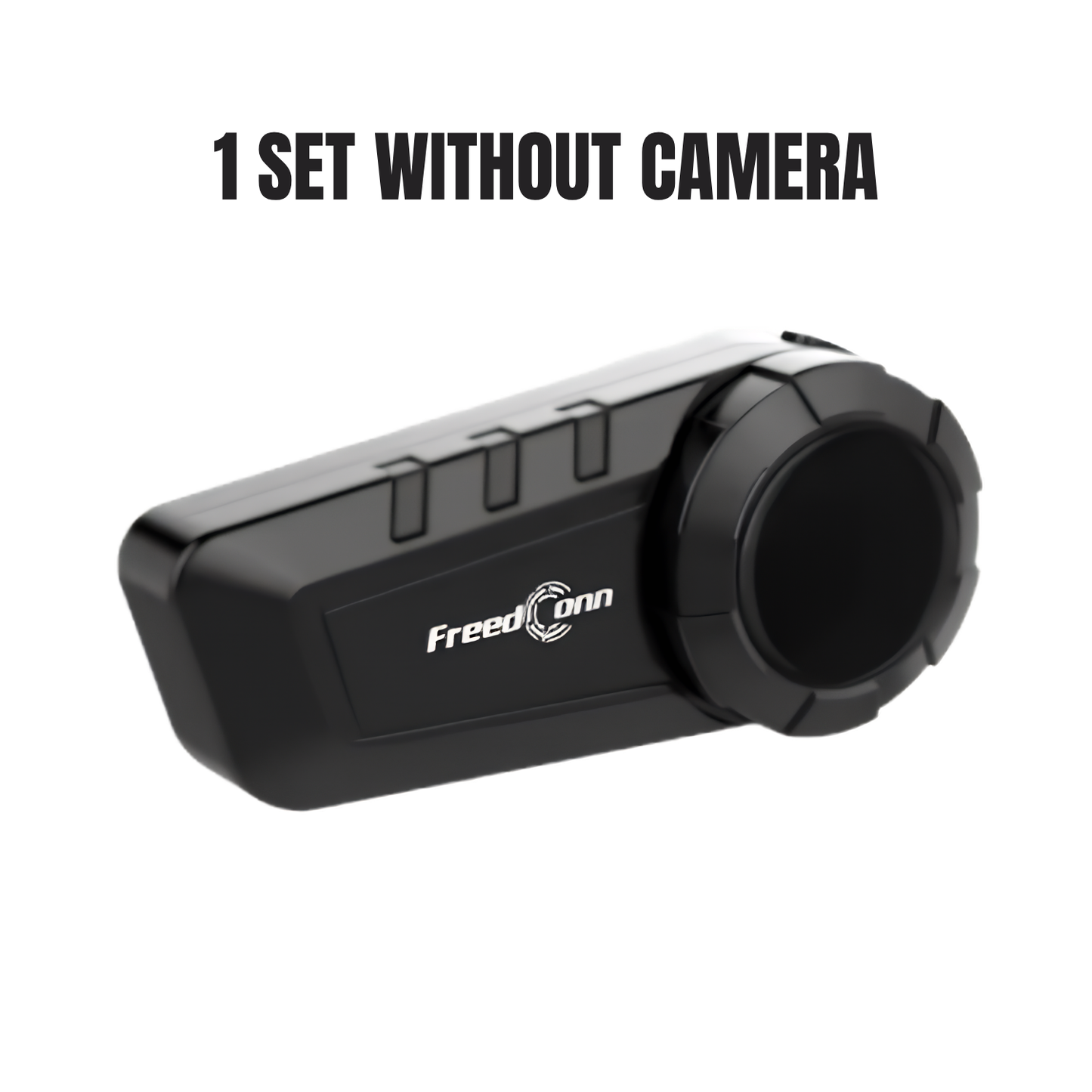 BikerZoneZ R1 Plus Motorcycle Intercom with 1080P Dash Cam — Bluetooth Helmet Headset, 4–6 Riders, Handsfree, Waterproof