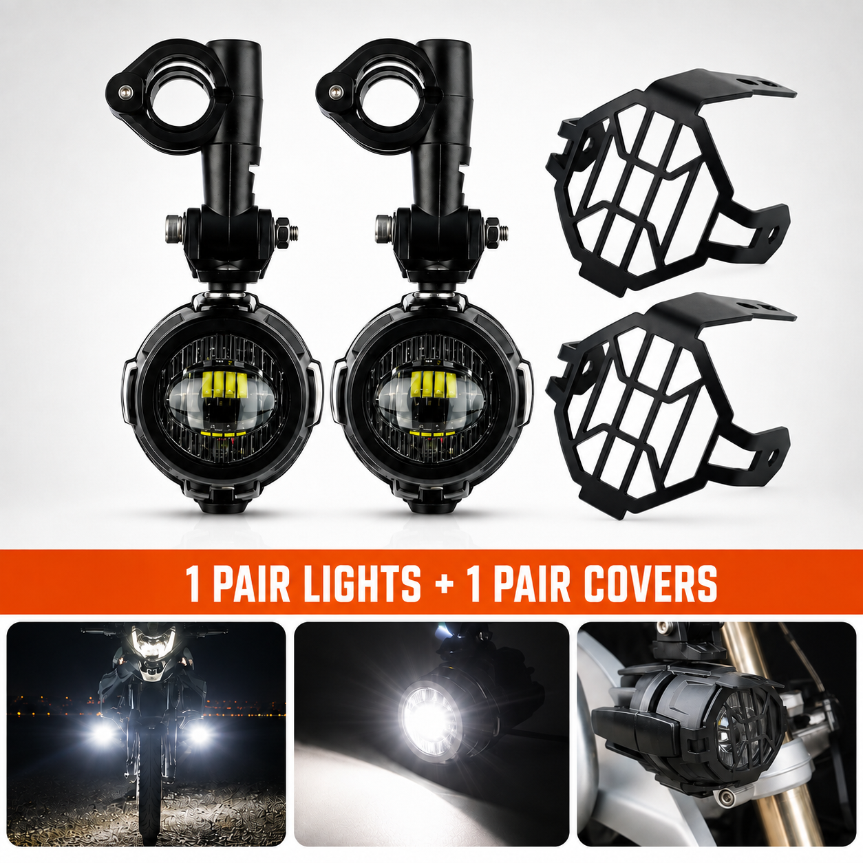 BikerZonez Auxiliary Lights