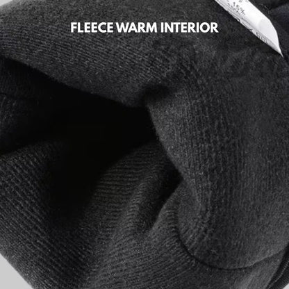 Winter Fleece-Lined Motorcycle Gloves