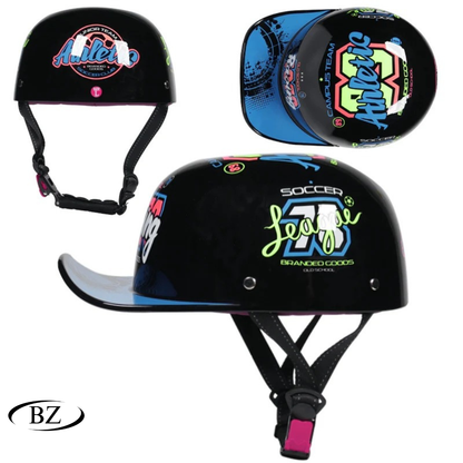 NEW Motorcycle Vintage Retro Baseball Cap Helmets