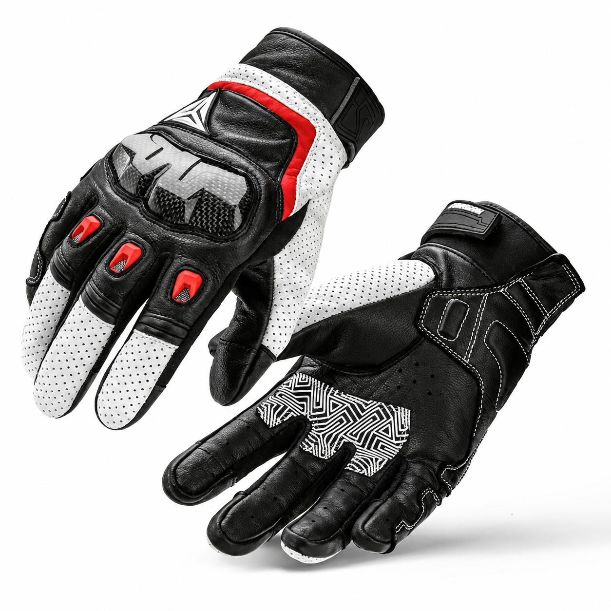 Protective Leather Breathable Touch Screen Gloves
