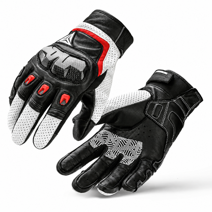 Protective Leather Breathable Touch Screen Gloves