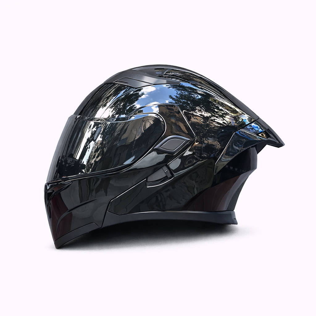 Motorcycle Helmet ORZ Z-169 Flip-Up Full Face Dual Visor Helmet, DOT & ECE Approved