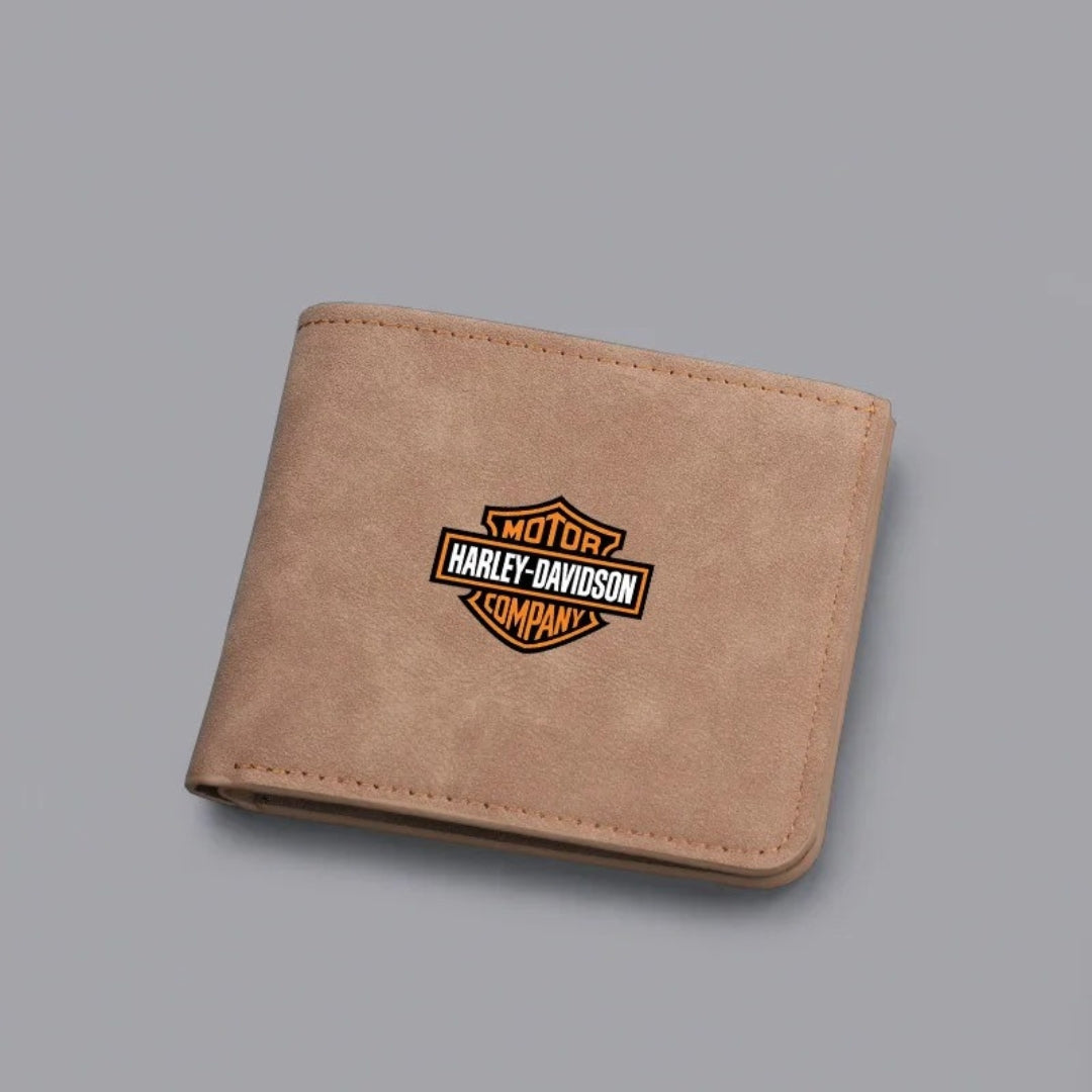 Harley Biker Slim Wallet – Vintage Ride Series