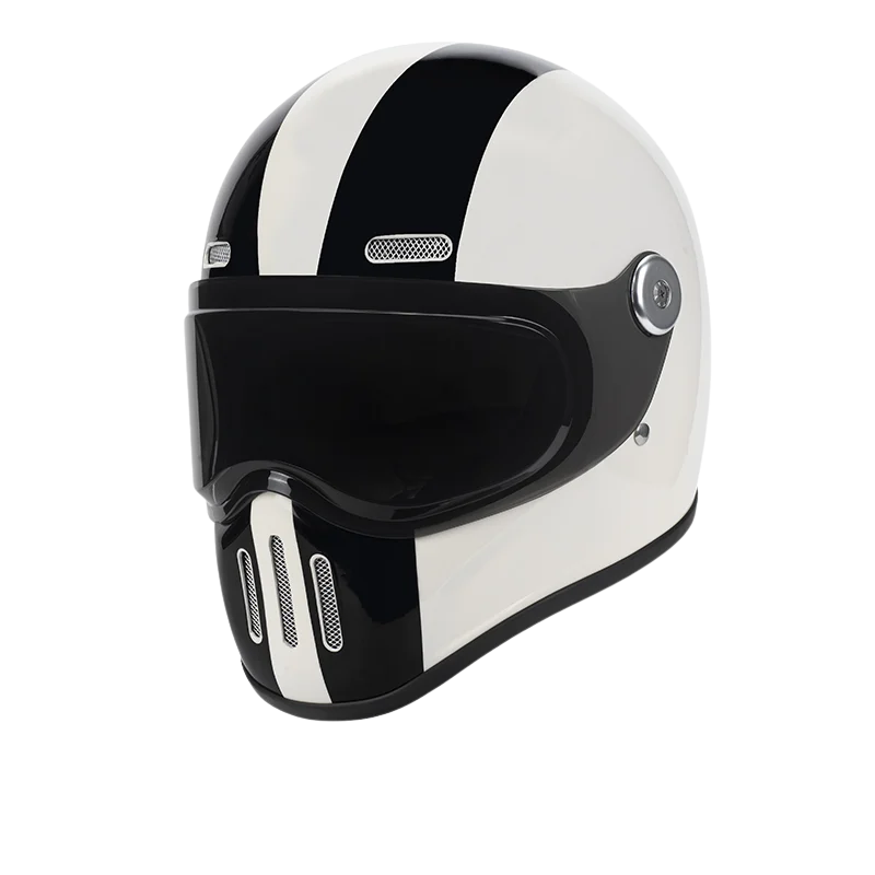 Retro Pig Nose Full Face Helmet
