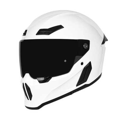 BikerZoneZ Shadow Rider Full Face Helmet – DOT & ECE Approved