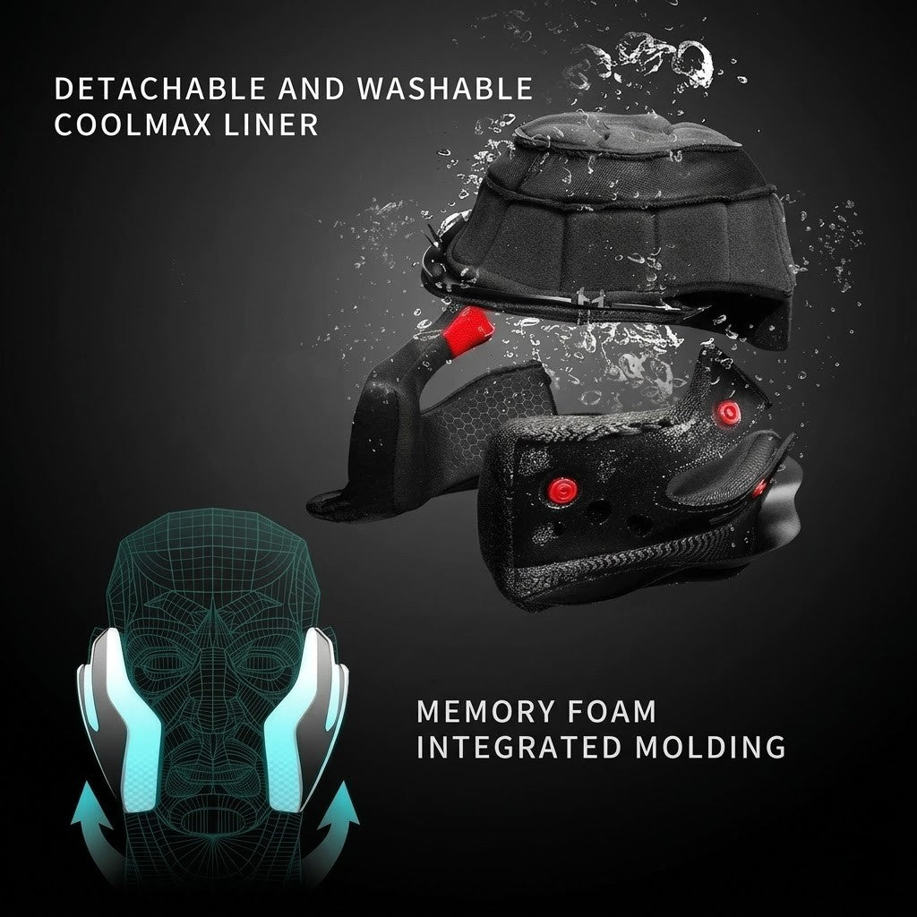CYRIL R30S Carbon Pro Fullface Helmet - DOT and ECE Approved