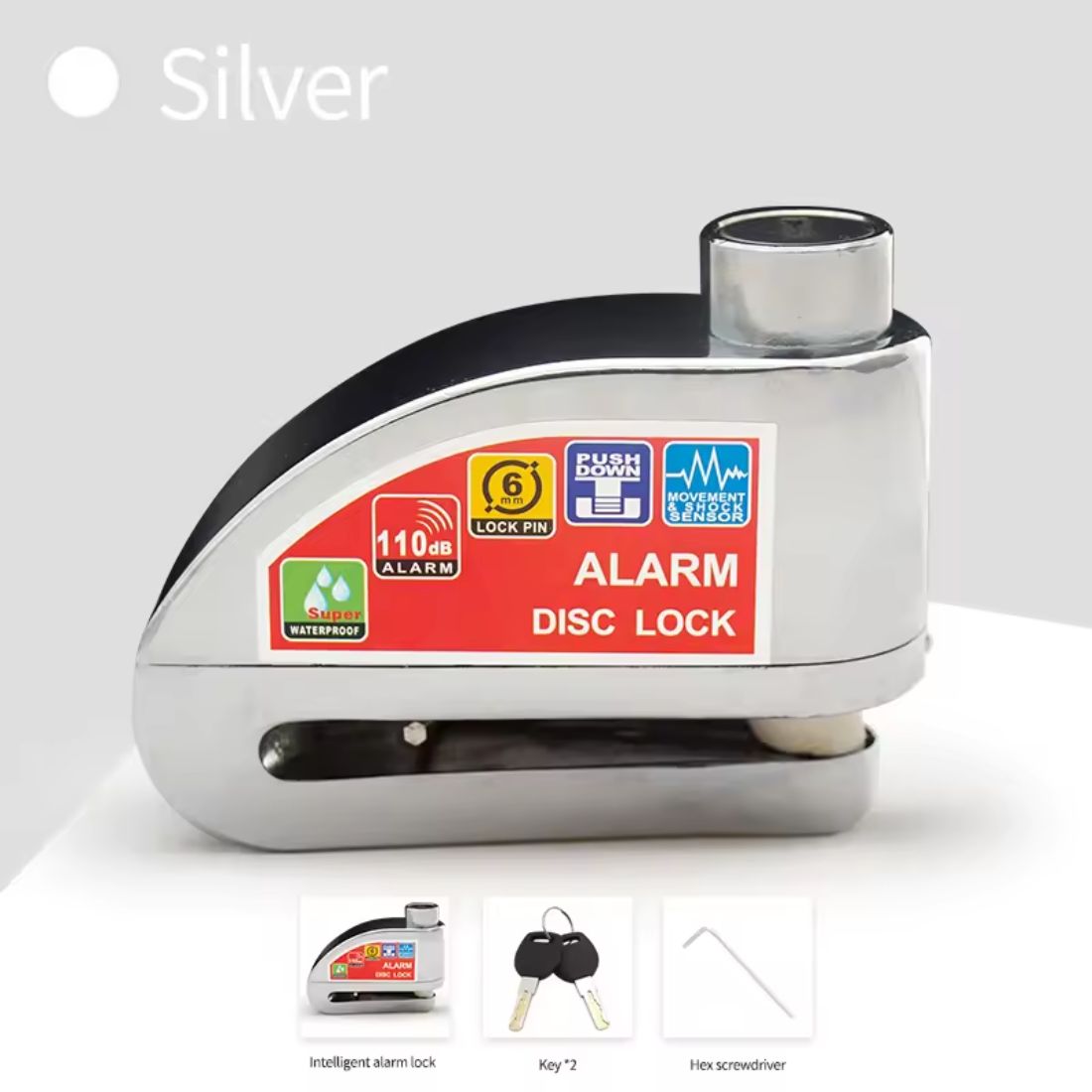 Motorcycle Alarm Disc Brake Lock