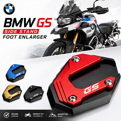 BikerZoneZ Motorcycle Kickstand Pad BMW