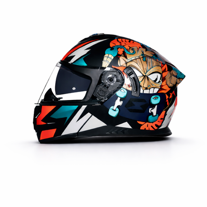 ORZ-B16 Full-Face Motorcycle Helmet – DOT & ECE Certified
