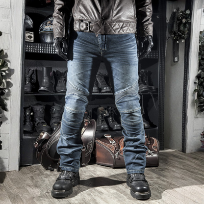 Motorcycle Riding Jeans with Armor – Reinforced Denim Pants