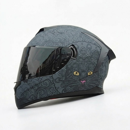 BikerZoneZ Rider Street Dominator Fullface Helmet