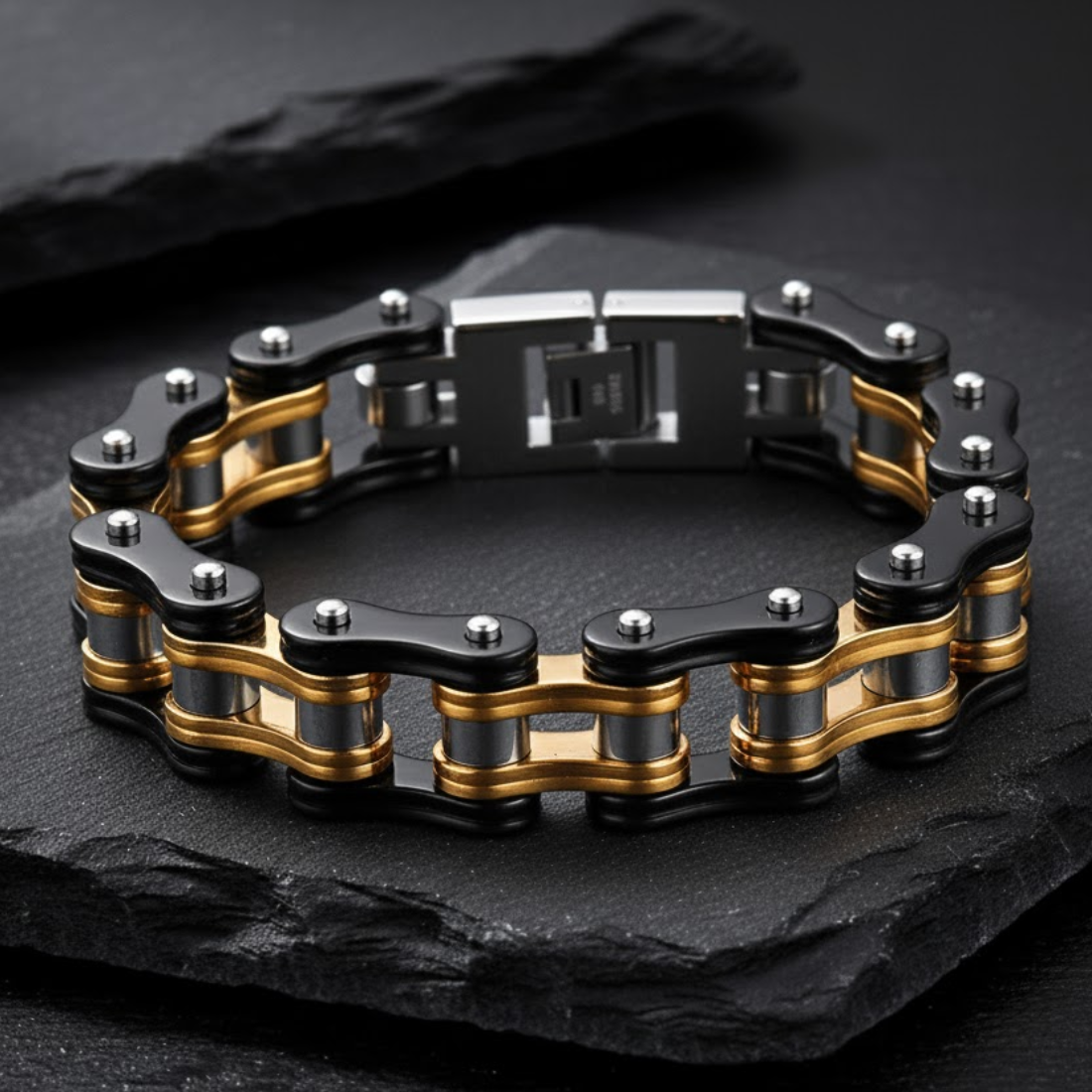 Biker Chain Bracelet – Forged Steel Series