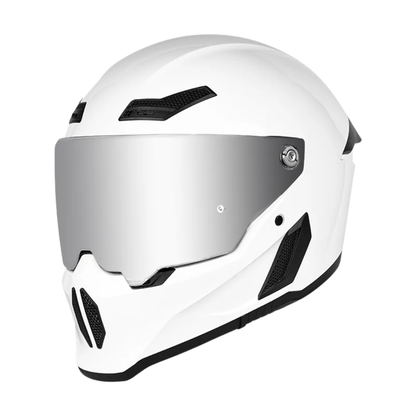 BikerZoneZ Shadow Rider Full Face Helmet – DOT & ECE Approved