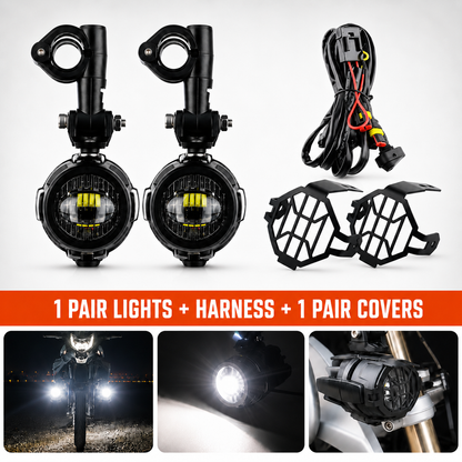 BikerZonez Auxiliary Lights