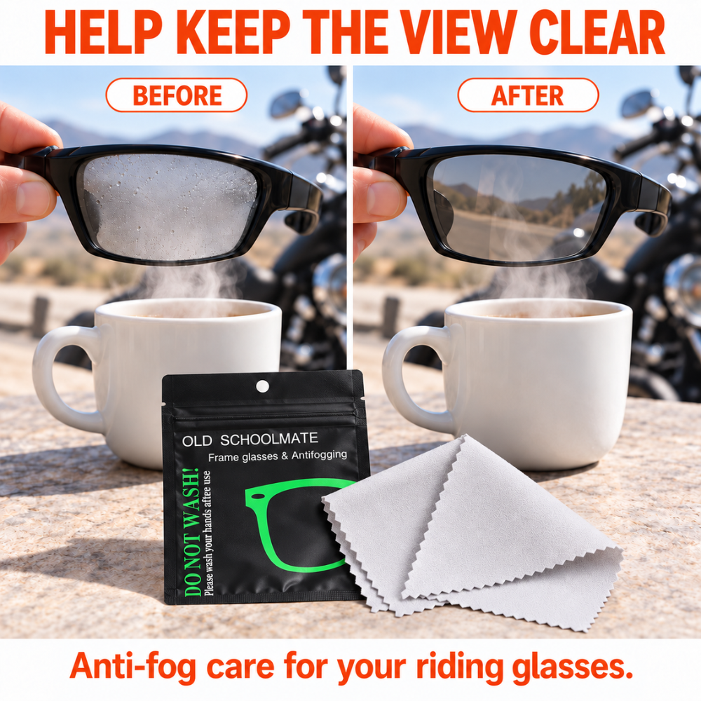 BikerZoneZ Anti-Fog Lens Cloth