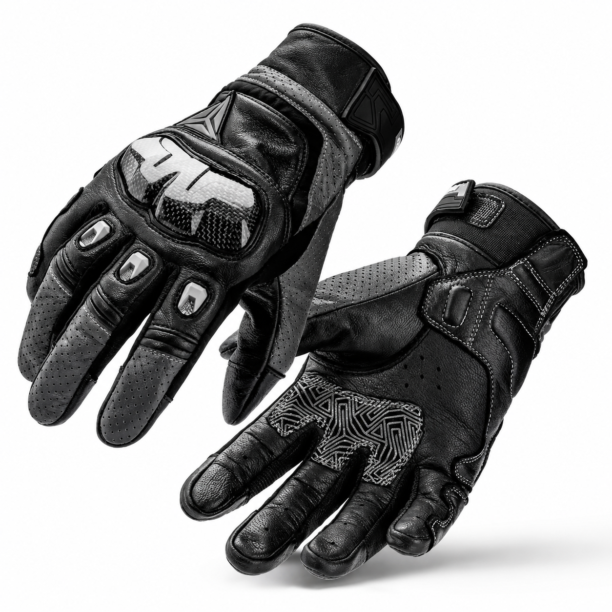 Protective Leather Breathable Touch Screen Gloves