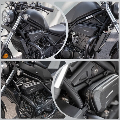 BikerZonez Low Profile Hard Shell Motorcycle Side Bag