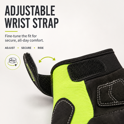 BikerZoneZ™ AirFlow Protective Touchscreen Riding Gloves