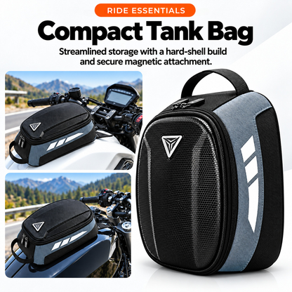 BikerZoneZ Magnetic Hard Shell Tank Bag