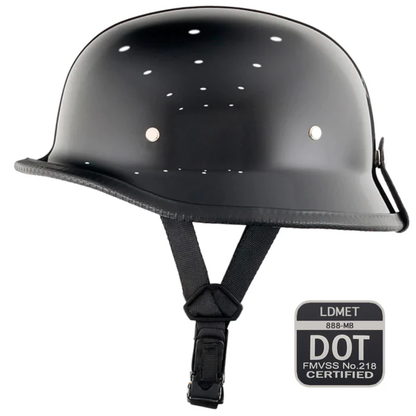 Vintage German Half Helmet | DOT Certified