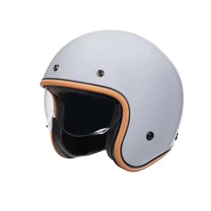 Minimalist Retro Open Face Motorcycle Helmet – DOT & ECE Certified