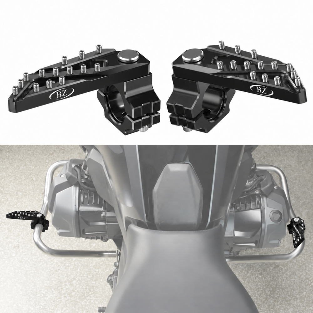 BikerZoneZ™ Adjustable Highway Foot Pegs
