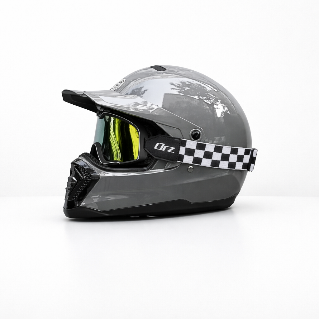 ORZ-918 Retro Full-Face Helmet – DOT & ECE Approved