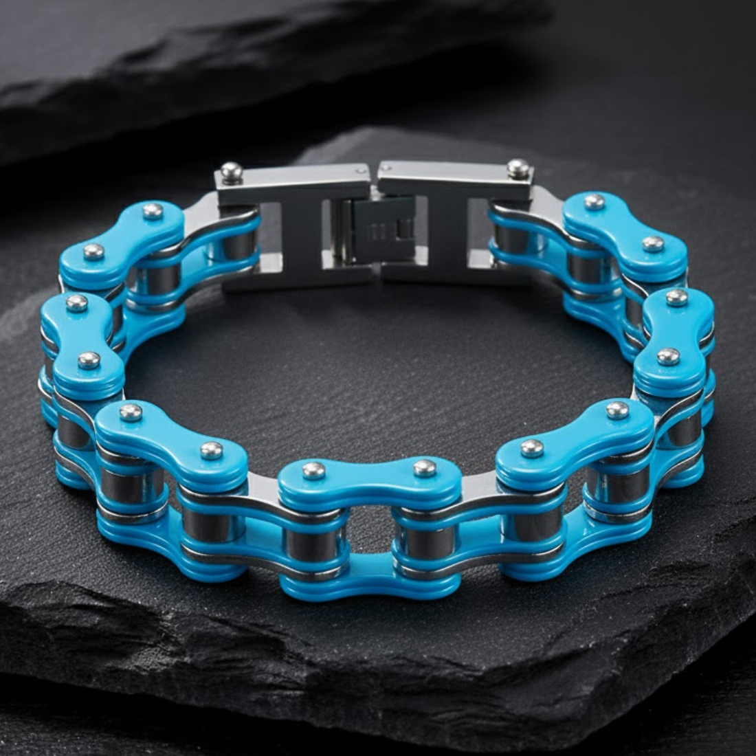 Biker Chain Bracelet – Forged Steel Series