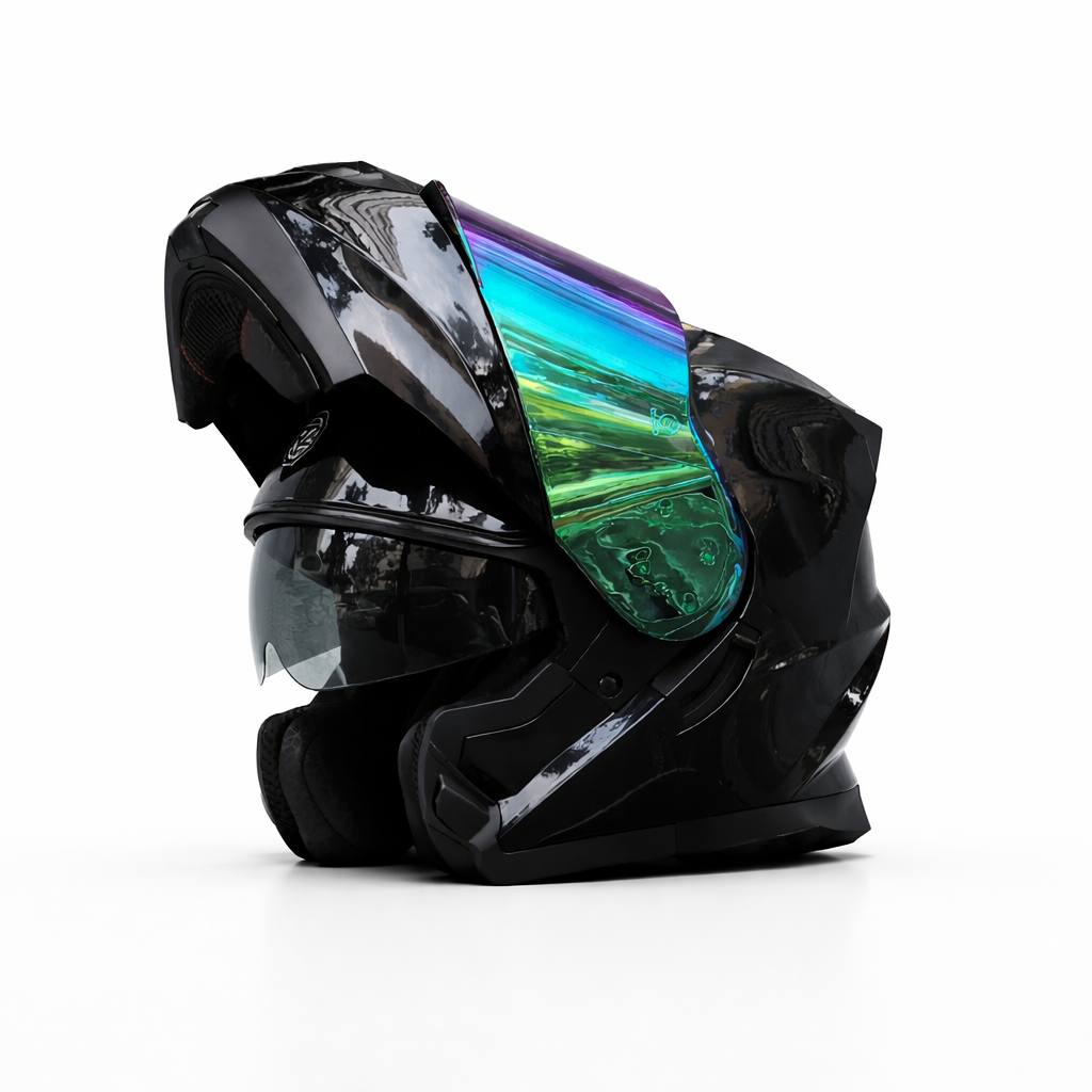 ORZ-162 Full Face Flip-Up Helmet – DOT & ECE Certified