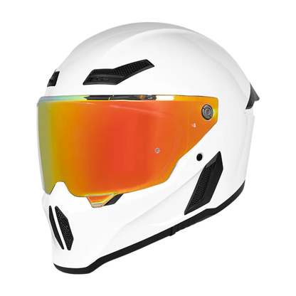 BikerZoneZ Shadow Rider Full Face Helmet – DOT & ECE Approved