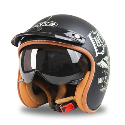 Low Profile Retro Open Face Helmet – DOT Approved