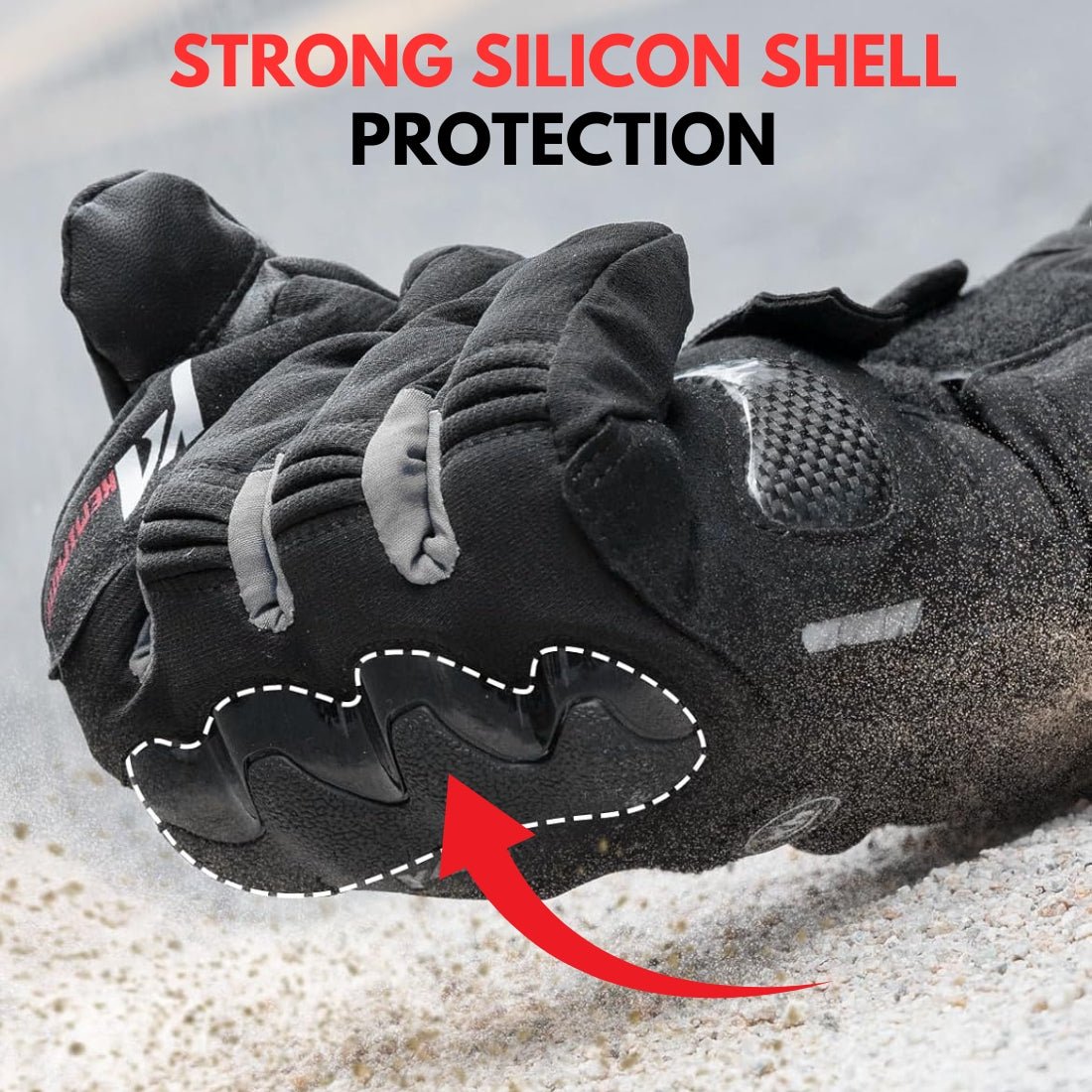 Heated Waterproof Winter Motorcycle Gloves | CE Approved