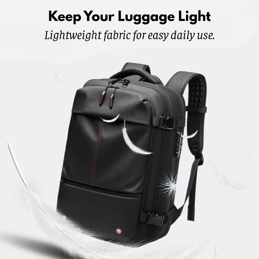 Ultimate Biker Backpack - Expandable & Vacuum Compression Pack for Riders