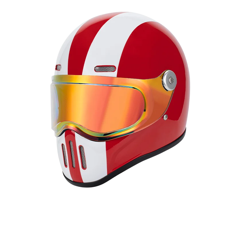 Retro Pig Nose Full Face Helmet
