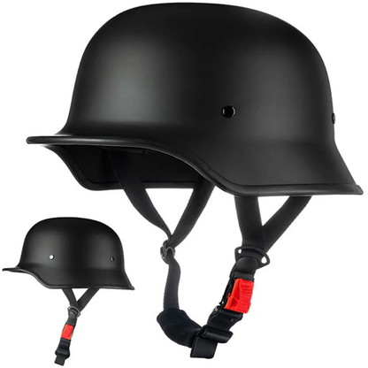 Vintage German Style Half Helmet | DOT Certified