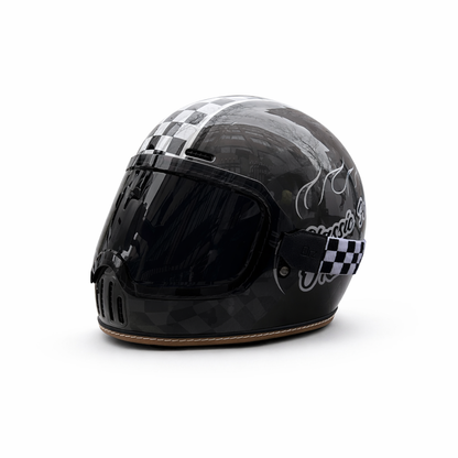 ORZ-729 Retro Full-Face Helmet - DOT & ECE Approved
