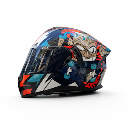 ORZ-B16 Full-Face Motorcycle Helmet – DOT & ECE Certified