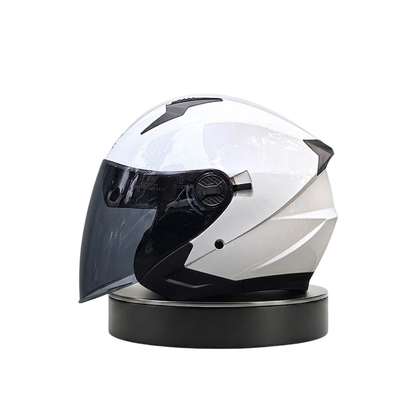 ORZ Premium Open-Face Helmet – Dual Visor Performance Edition