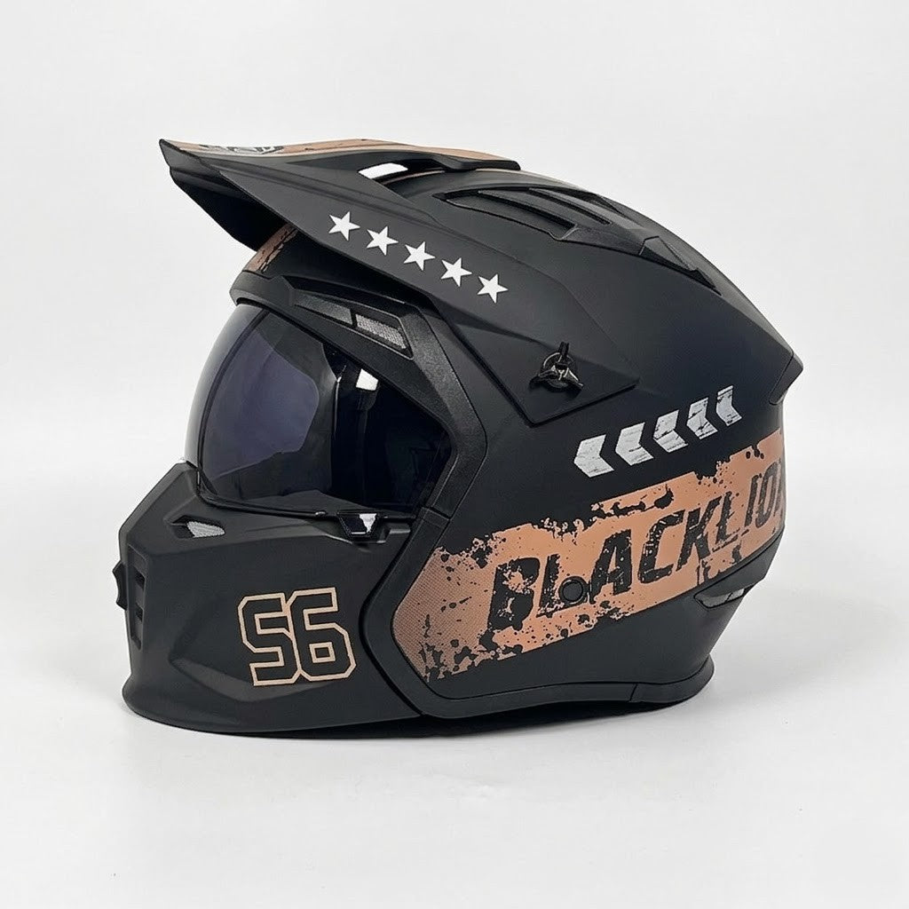 ORZ 163 Pro Retro Helmet - DOT Certified