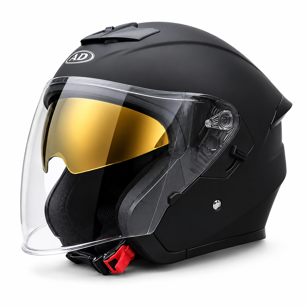 BikerZoneZ Sport Open Face Helmet - DOT Certified