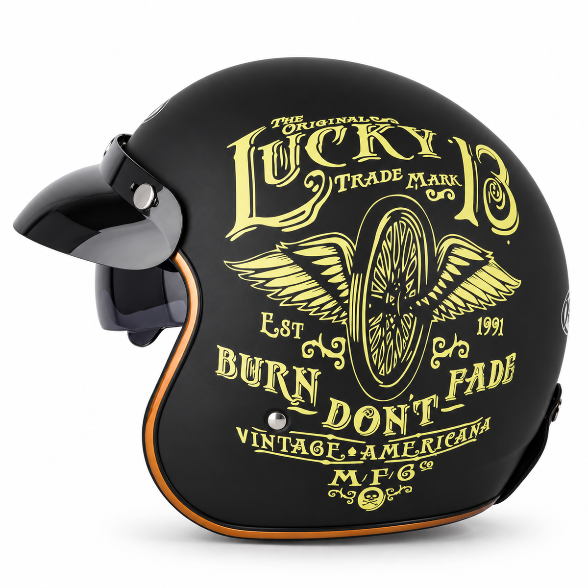 The Rogue Open Face Helmet - DOT & ECE Approved