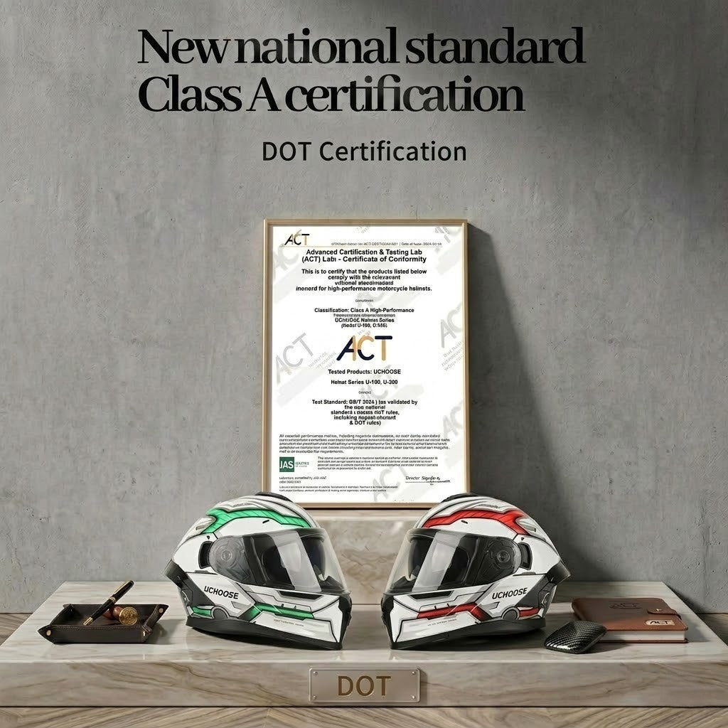 BikerZoneZ Flip-Up Motorcycle Helmet - DOT Certification