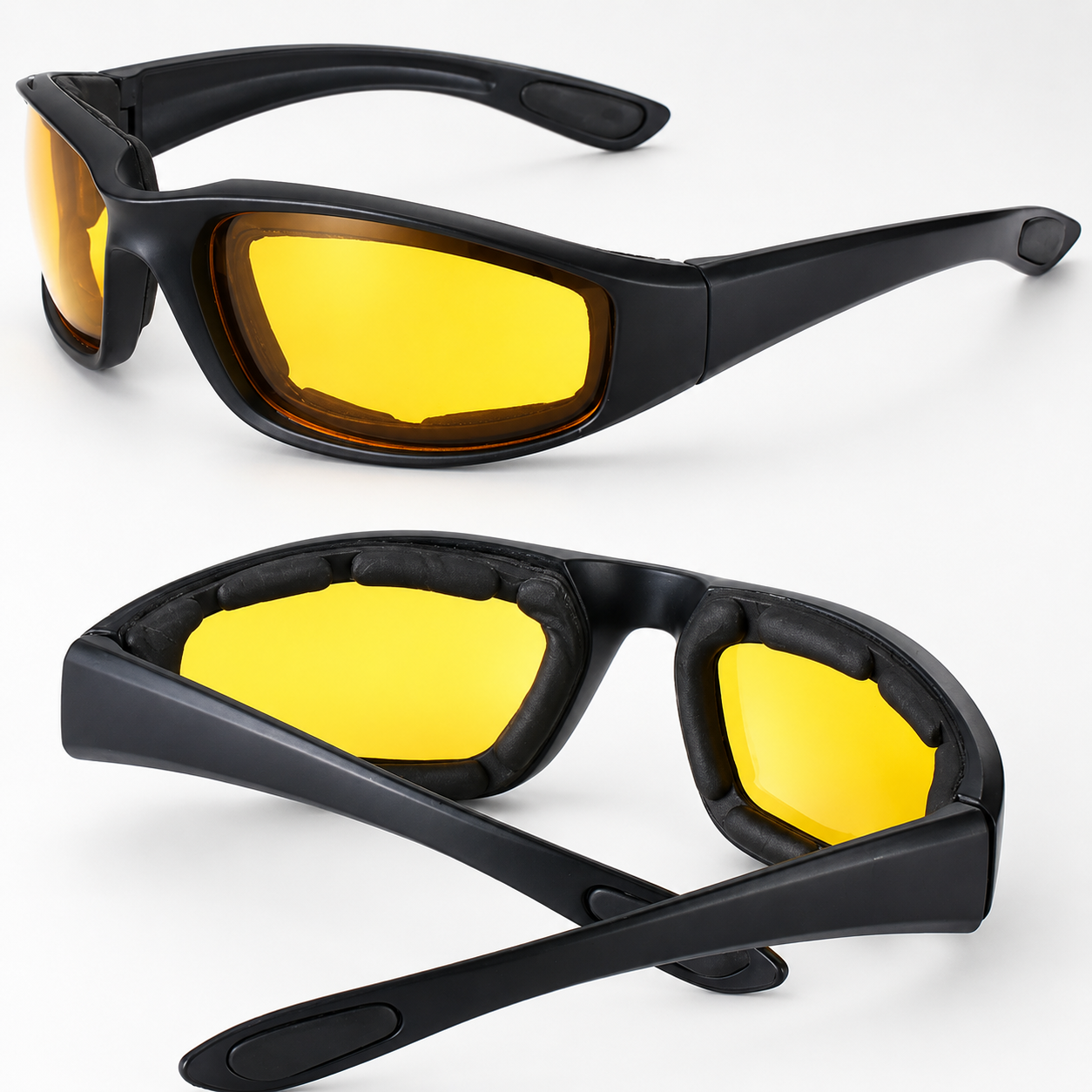 BikerZoneZ RoadVision 4-Lens Riding Glasses