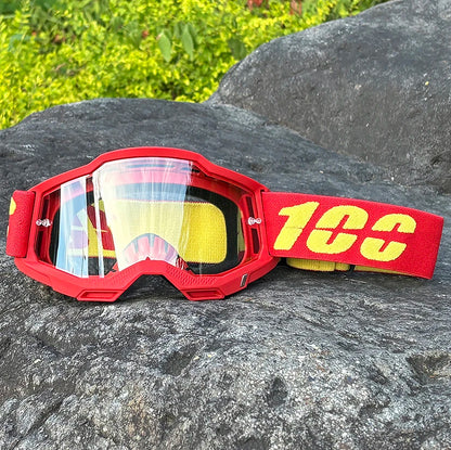 BikerZoneZ TrailGuard Motocross Goggles
