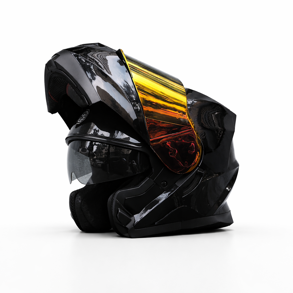 ORZ-162 Full Face Flip-Up Helmet – DOT & ECE Certified