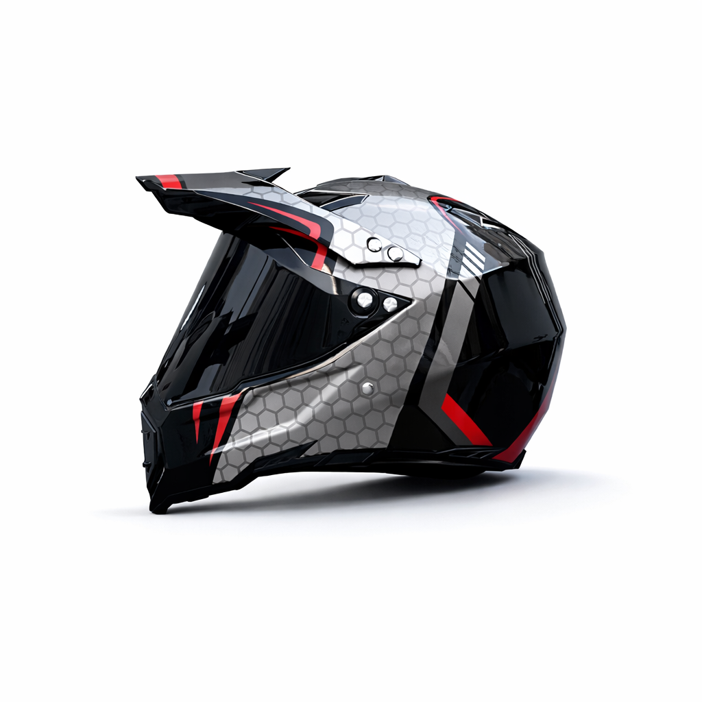 WLT-128 Professional Motocross Helmet – DOT & ECE Certified