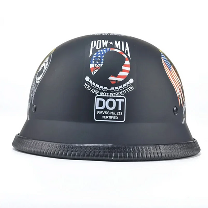 Premium Vintage Half Face Helmet –  DOT Approved