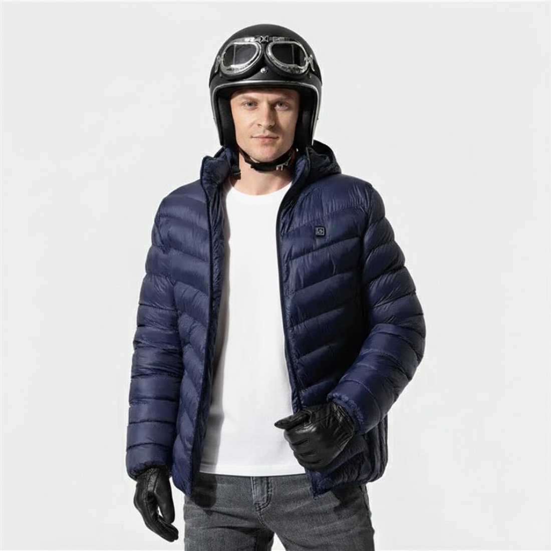 BikerZoneZ™ Multi-level Heated Puffer Jacket | 360° Warmth Technology